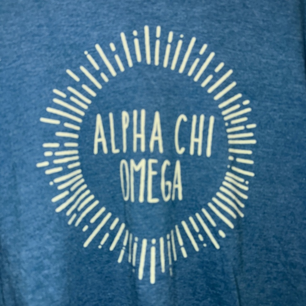 Alpha Chi Omega Canvas Graphic Tshirt - Picture 2 of 5
